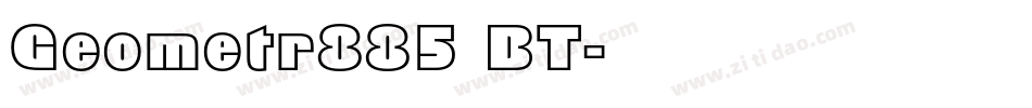 Geometr885 BT字体转换